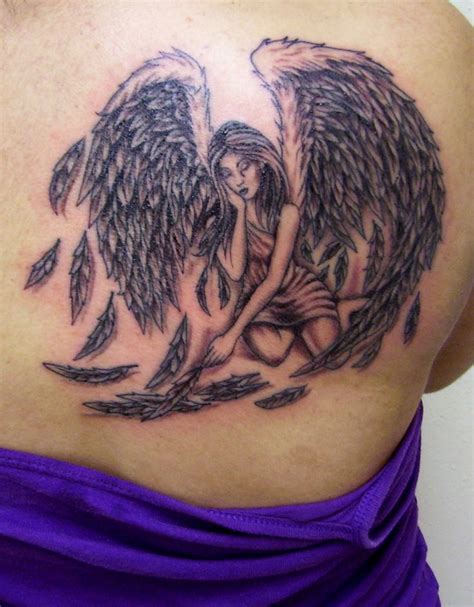 Broken Angel Wings Tattoo