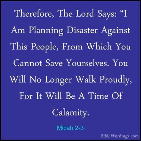 Micah Holy Bible English Biblewordings