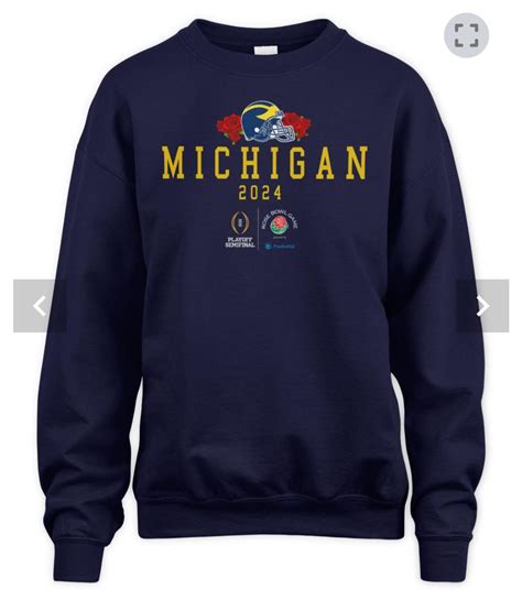 ISO Michigan Rose Bowl Crewneck : r/michiganfootball