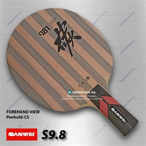 Sanwei Blade S Cs Composite Carbon Table Tennis Blade Paddle Bat