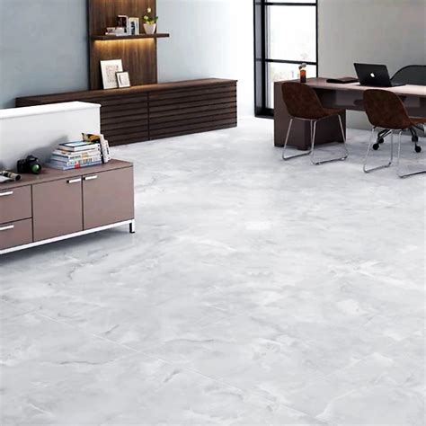 Buy Marble Effect Self Adhesive Vinyl Floor Tiles Set Square Stick On Floor Plankspack Of 24l