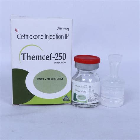 Themcef Ceftriaxone Mg Injection Ip Manufacturer Asgard Labs