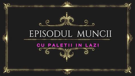 Episodul Cu Paletii In Lazi Cadoul Meu Pentru Voi La Ani De Youtube