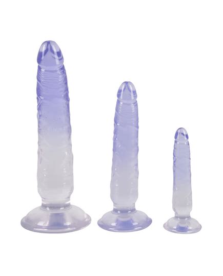 Kit De Dildos Para Treino Anal Crystal My Sex Shop