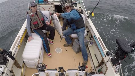 Half Moon Bay Salmon Fishing August Youtube