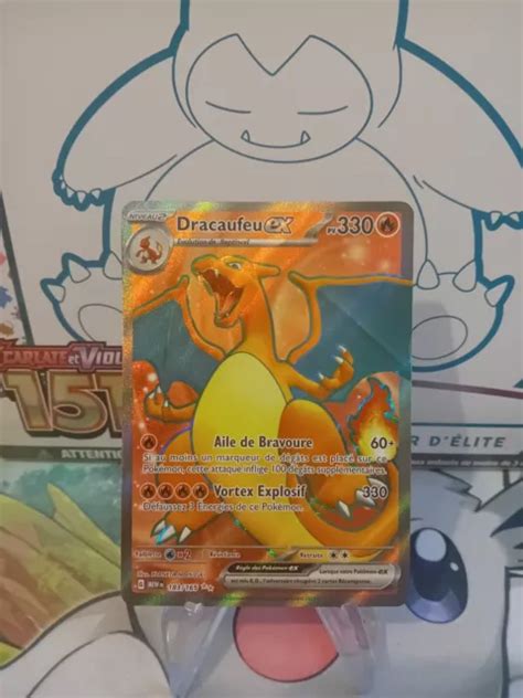 Carte Pokemon Dracaufeu Ex Full Art Carlate Et Violet Neuf