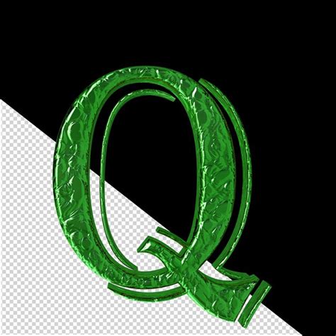 Symbole Vert Cannel Avant Viewletter Q Psd Premium