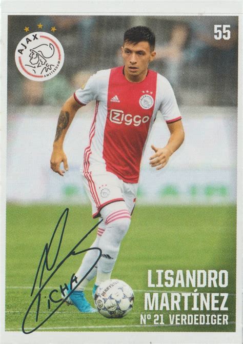 #55: Lisandro Martínez (Ajax) | Voetbalplaatjes Paradijs