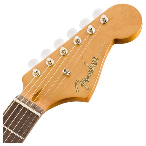 Fender Alkaline Trio Malibu Folk Acoustic Natural At Gear Music