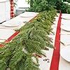 Amazon Watayo Ft Christmas Norfolk Pine Garland Fork Dense