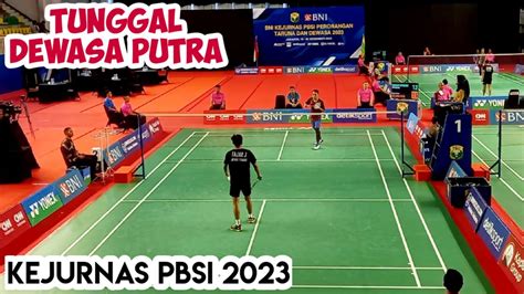 Semi Final Kejurnas Pbsi Damas Mawardi Putra Dki Jakarta Vs