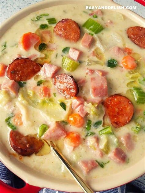 This Creamy Ham And Cabbage Soup Recipe Is A Low Cost Keto Meal Ideal