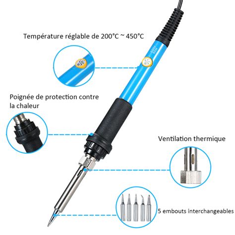 Kit De Fer Souder Lectronique Avec Outils De R Paration