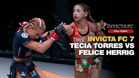 Full Fight Tecia Torres Dominates In Match Up Against Felice Herrig