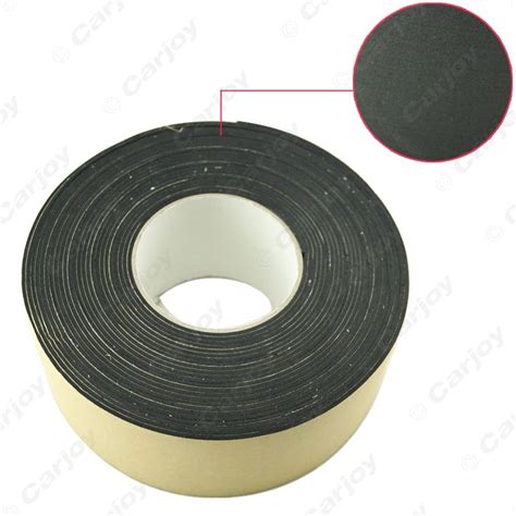 1pc Black EVA Single Sided Adhesive Foam Tape Sponge EVA 2mm Thick