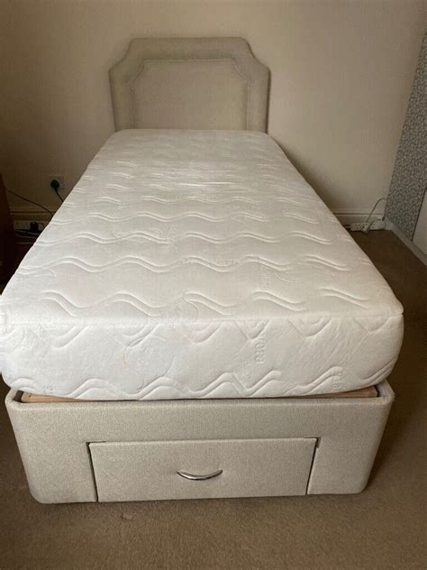 Fully Adjustable Single Bed, Combination Mattress and Headboard | in ...