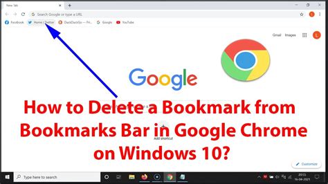 How To Delete A Bookmark From Bookmarks Bar In Google Chrome On Windows