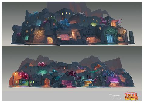 Trollhunters Concept Art By Geoffroy Thoorens Concept Art World