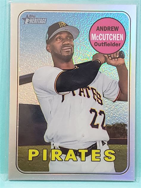 Topps Heritage Chrome Refractor Andrew Mccutchen Thc Ebay