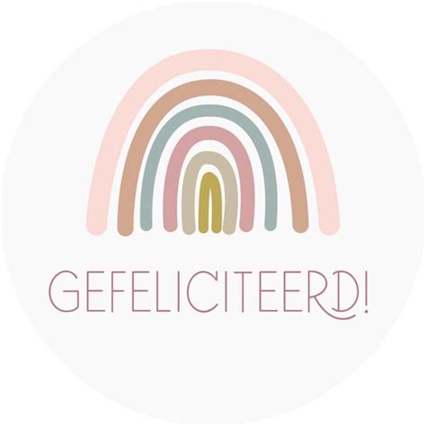 Verjaardag Raamsticker Regenboog Rond Herbruikbaar Decoratie