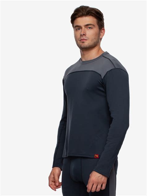 Футболка мужская с длинным рукавом BASK SLIM FIT PON U SLEEVE 4116P ...