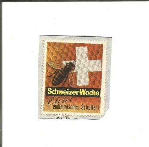 VIGNETTE SCHWEIZER WOCHE Ehret Einheimisches Schaffen EUR 1 00