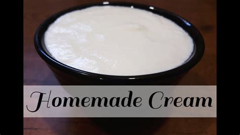 How To Make Cream From Milk Homemade Cream Recipe By Sritha S