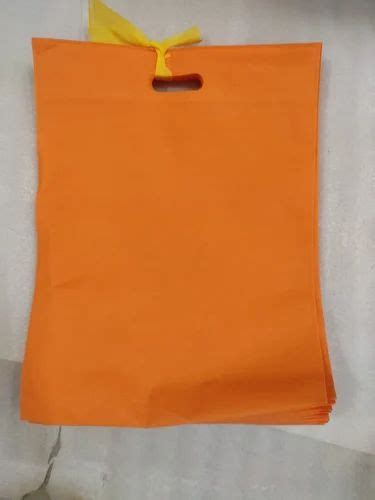 Orange D Cut Non Woven Bag At Rs 102 Kg Non Woven Bag In Varanasi