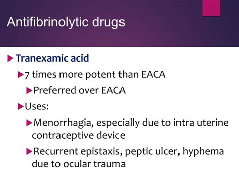 Haemostatic agents | PPT