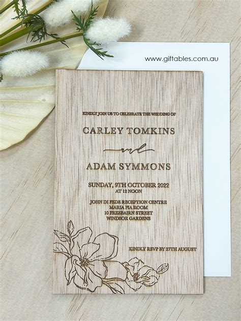 Wedding Invitation – Carley & Adam - Giftables