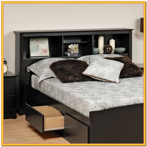 King Size Bed Headboard Storage - Bedroom : Home Decorating Ideas # ...