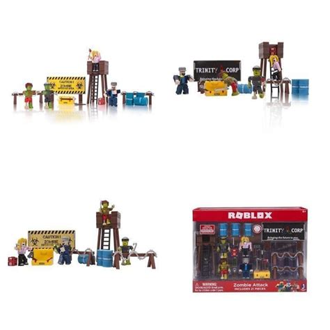 ROBLOX Zombie Attack 21 Piece Playset Toy w/ Exclusive Item Code ...