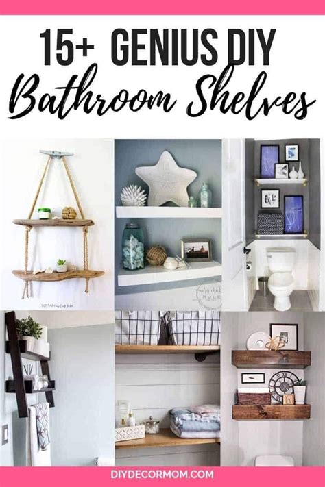 Diy Small Bathroom Shelf Ideas Everything Bathroom