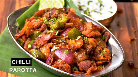 Chilli Parotta Recipe How To Make Chilli Parotta சில்லி பரோட்டா