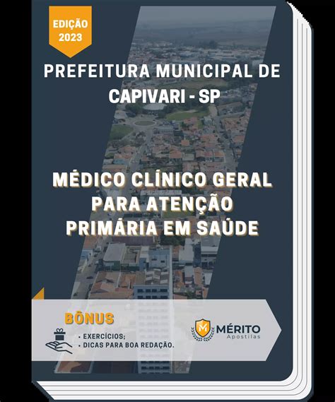 Apostila Médico Clínico Geral para Atenção Primária em Saúde Prefeitura