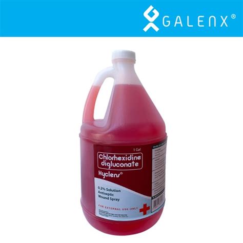 Hyclens Spray Solution 0 2 Chlorhexidine Digluconate 1 Gallon BeeCost