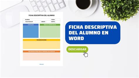 Plantilla De Ficha Descriptiva Del Alumno En Word Gratis Didocu