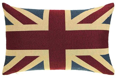 Union Jack Filled Cushion Luxury Tapestry Cushions 30cm X 45cm