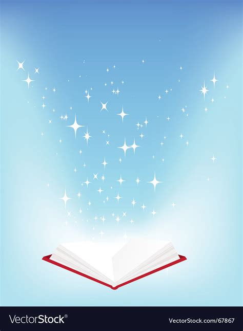 Open book stars Royalty Free Vector Image - VectorStock