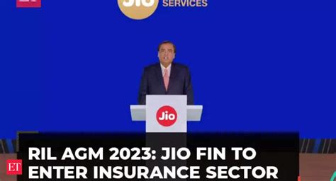 Reliance AGM 2023 Jio Fin To Enter Insurance Sector Mukesh Ambani