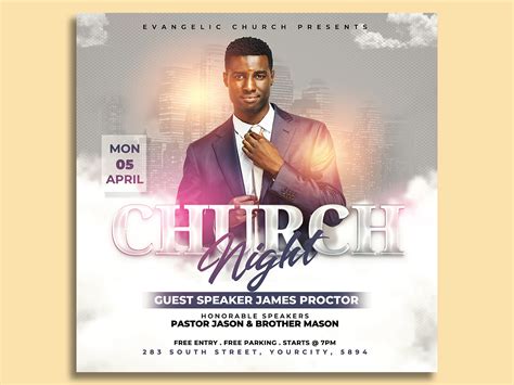 Church Flyer Template By Hotpin On Dribbble