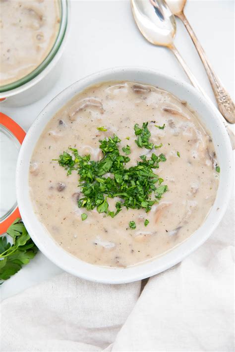 Gluten Free Cream Of Mushroom Soup Easy Healthy Recipes