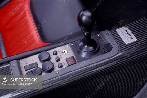 Interior Detail Mclaren F1 1994 Gear Shift 1990s Superstock