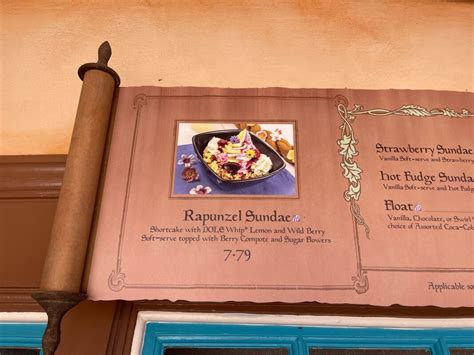 Review Rapunzel Sundae Arrives At Storybook Treats In Magic Kingdom