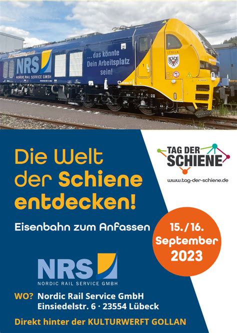 Tag der Schiene 2023 in Lübeck Eisenbahn Freunde Bad Schwartau e V