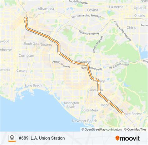 metrolink orange county line Route: Schedules, Stops & Maps - #689| L.A ...