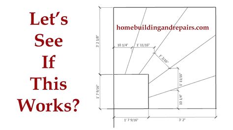 How To Layout And Design Five Step Winder Section Of Stairway