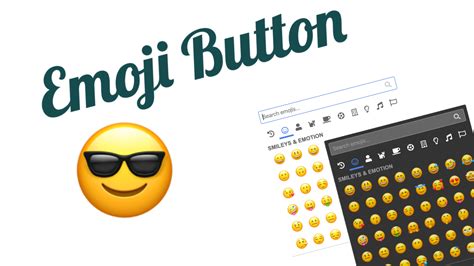 Github Sariskaio Emoji Button Vanilla Javascript Emoji Picker Component