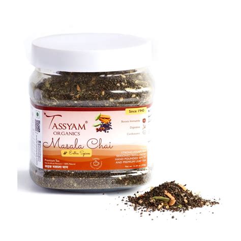 Strong Assam Masala Tea Tassyam Organics