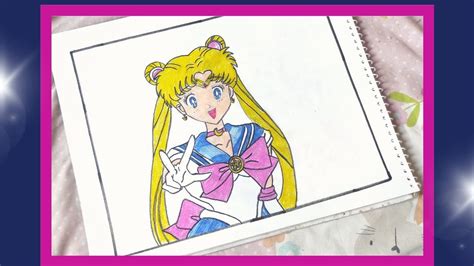 How To Draw Sailor Moon Easy For Beginners Sailor Moon Drawing